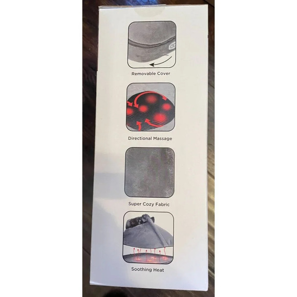 Trakk Shiatsu Foot Back Heating Massager Dual Purpose Vibration Massage NEW - Picture 4 of 4